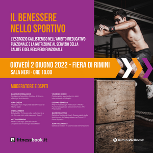 Il Benessere dello Sportivo Rimini Wellness 2022 Fitnessbook